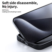 For iPhone 16 Plus Double Ring MagSafe Holder Carbon Fiber Phone Case(Silver)