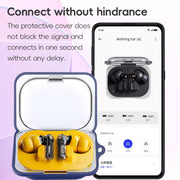 For Nothing Ear a Wireless Earphone Silicone Protective Case(Black)