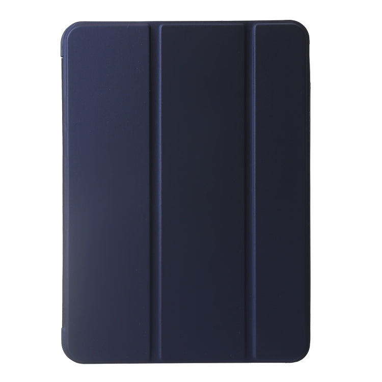 For iPad Air 13 2025 / 2024 Three-fold Holder Flip Tablet Leather Case(Dark Blue) - iPad Air 13 2025 / 2024 Cases by PMC TechLife | Online Shopping South Africa | PMC TechLife | Buy Now Pay Later Mobicred