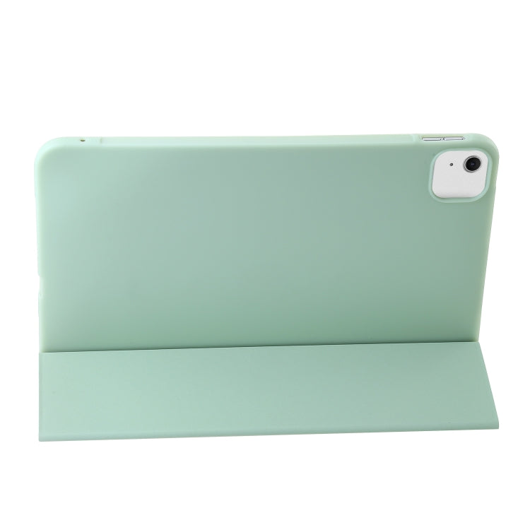 For iPad Air 13 2025 / 2024 Three-fold Holder Flip Tablet Leather Case(Mint Green) - iPad Air 13 2025 / 2024 Cases by PMC TechLife | Online Shopping South Africa | PMC TechLife | Buy Now Pay Later Mobicred