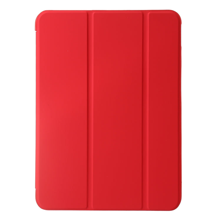 For iPad Air 11 2024 Three-fold Holder Flip Tablet Leather Case(Red) - iPad Air 11 2024 Cases by PMC TechLife | Online Shopping South Africa | PMC TechLife | Buy Now Pay Later Mobicred