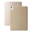 For iPad Air 11 2024 Three-fold Holder Flip Tablet Leather Case(Gold) - iPad Air 11 2024 Cases by PMC TechLife | Online Shopping South Africa | PMC TechLife | Buy Now Pay Later Mobicred