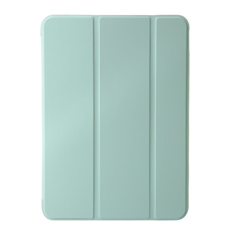 For iPad Pro 11 2024 Three-fold Holder Flip Tablet Leather Case(Mint Green) - iPad Pro 11 2024 Cases by PMC TechLife | Online Shopping South Africa | PMC TechLife | Buy Now Pay Later Mobicred