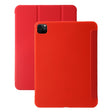 For iPad Pro 11 2024 Three-fold Holder Flip Tablet Leather Case(Red) - iPad Pro 11 2024 Cases by PMC TechLife | Online Shopping South Africa | PMC TechLife | Buy Now Pay Later Mobicred