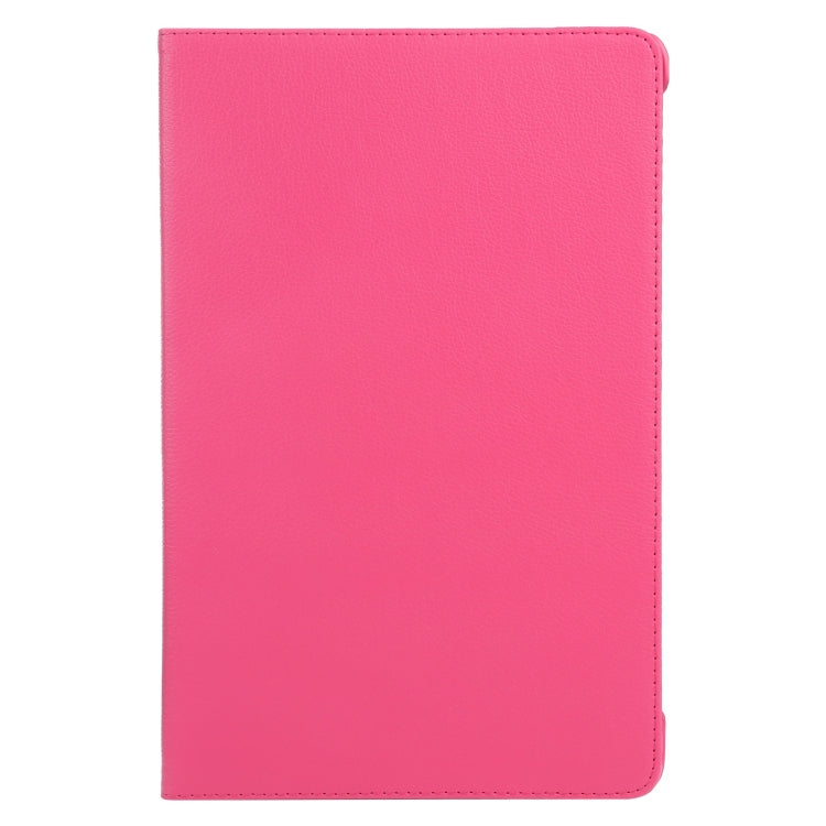 For iPad Air 13 2024 360 Degree Rotation Litchi Texture Leather Tablet Case with Holder(Rose Red) - iPad Air 13 2024 Cases by PMC TechLife | Online Shopping South Africa | PMC TechLife | Buy Now Pay Later Mobicred