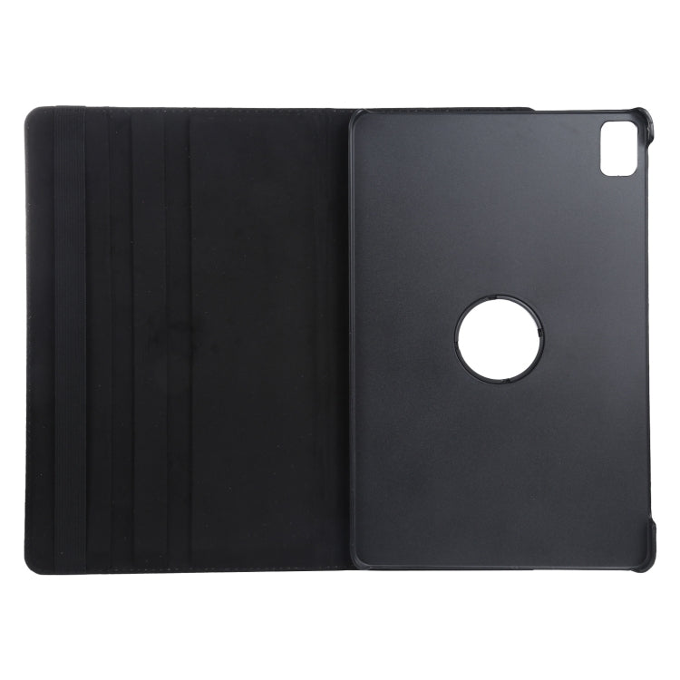 For iPad Air 13 2025 / 2024 360 Degree Rotation Litchi Texture Leather Tablet Case with Holder(Black) - free shipping - PMC TechLife - Order now!