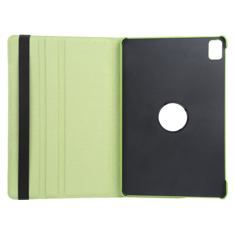 For iPad Air 11 2024 360 Degree Rotation Litchi Texture Leather Tablet Case with Holder(Green) - iPad Air 11 2024 Cases by PMC TechLife | Online Shopping South Africa | PMC TechLife | Buy Now Pay Later Mobicred