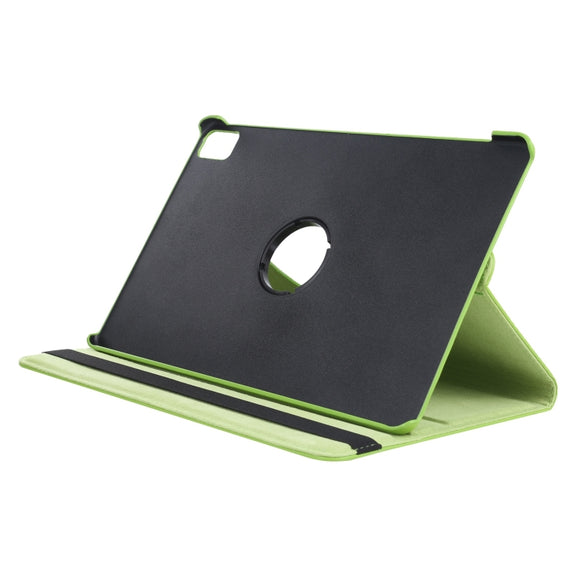 For iPad Air 11 2024 360 Degree Rotation Litchi Texture Leather Tablet Case with Holder(Green)