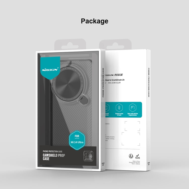 For Xiaomi 14 Ultra NILLKIN CamShield Prop Clear Version PC Phone Case(Green) - 14 Ultra Cases by NILLKIN | Online Shopping South Africa | PMC TechLife | Buy Now Pay Later Mobicred