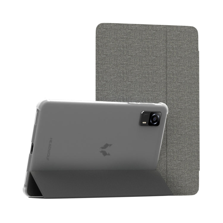 For Fpad5 HEADWOLF Silicone Inner Cover Tablet PC Leather Case(Grey) - free shipping - PMC Jewellery - Order now!