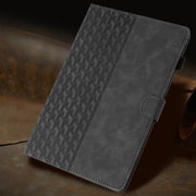 For iPad Pro 11 2024 Building Blocks Embossed Leather Smart Tablet Case(Black)