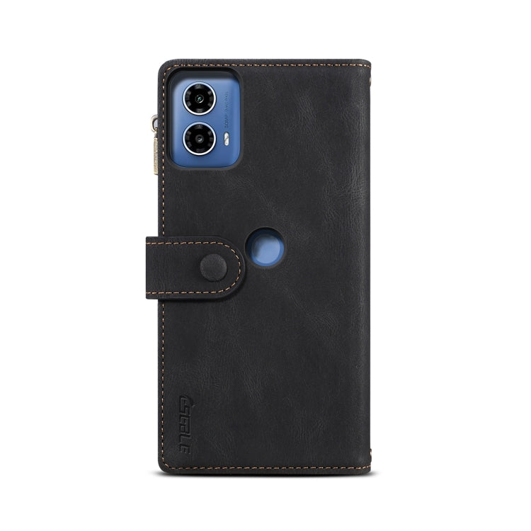 For Motorola Edge 50 Fusion ESEBLE Retro Frosted RFID Leather Phone Case(Black) - Motorola Cases by ESEBLE | Online Shopping South Africa | PMC TechLife | Buy Now Pay Later Mobicred