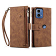 For Motorola Edge 50 Fusion ESEBLE Retro Frosted RFID Leather Phone Case(Brown) - Motorola Cases by ESEBLE | Online Shopping South Africa | PMC TechLife | Buy Now Pay Later Mobicred