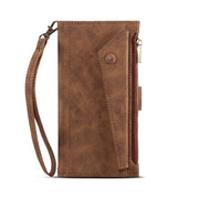 For Motorola Edge 50 Fusion ESEBLE Retro Frosted RFID Leather Phone Case(Brown)