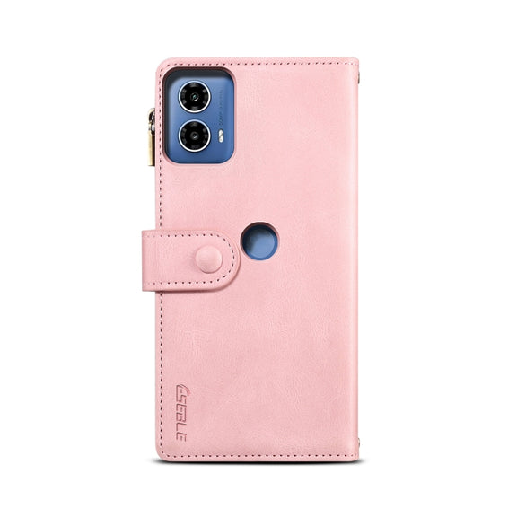 For Motorola Edge 50 Fusion ESEBLE Retro Frosted RFID Leather Phone Case(Rose Gold)