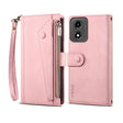 For Motorola Moto E14 ESEBLE Retro Frosted RFID Leather Phone Case(Rose Gold) - Motorola Cases by ESEBLE | Online Shopping South Africa | PMC TechLife | Buy Now Pay Later Mobicred