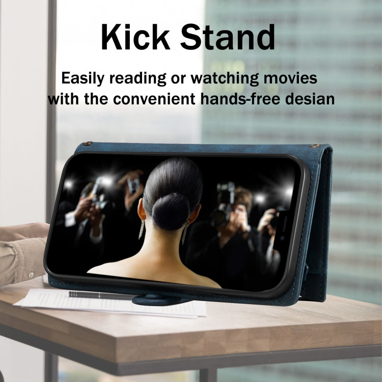 For Motorola Moto E14 ESEBLE Retro Frosted RFID Leather Phone Case(Dark Green) - free shipping - PMC TechLife - Order now!