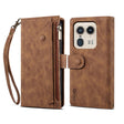 For Motorola Edge 50 Ultra ESEBLE Retro Frosted RFID Leather Phone Case(Brown) - free shipping - PMC TechLife - Order now!