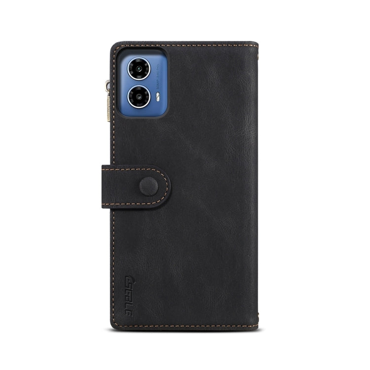For Motorola Moto G85 ESEBLE Retro Frosted RFID Leather Phone Case(Black) - free shipping - PMC TechLife - Order now!