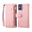 For Motorola Moto G34 5G / G45 5G ESEBLE Retro Frosted RFID Leather Phone Case(Rose Gold) - Motorola Cases by ESEBLE | Online Shopping South Africa | PMC TechLife | Buy Now Pay Later Mobicred