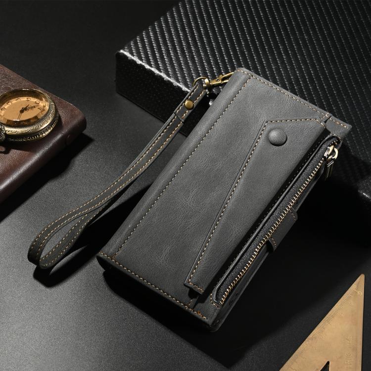 For Motorola Moto G15 ESEBLE Retro Frosted RFID Leather Phone Case(Black) - Motorola Cases by ESEBLE | Online Shopping South Africa | PMC TechLife | Buy Now Pay Later Mobicred