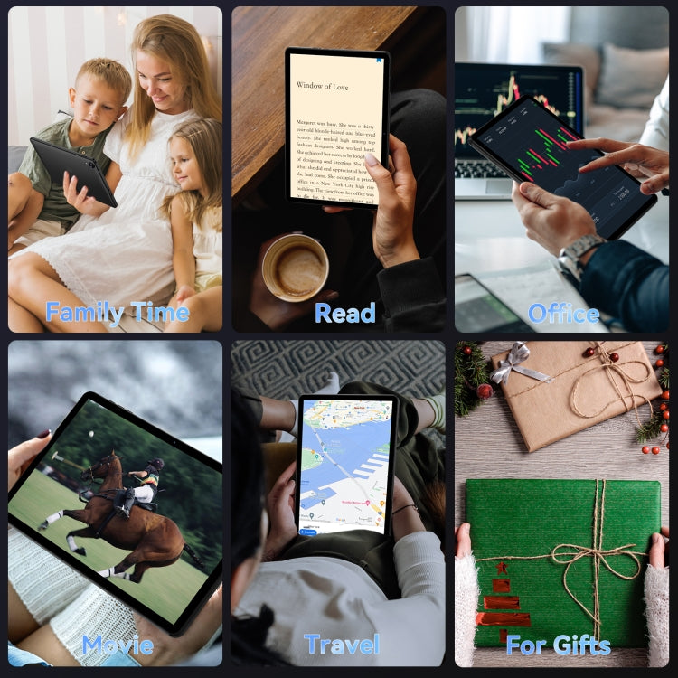HEADWOLF Wpad5 WIFI Tablet PC, 4GB+128GB, 10.1 inch Android 14 Unisoc Tiger T606 Octa Core, Global Version with Google Play(Dark Grey) - free shipping - PMC TechLife - Order now!
