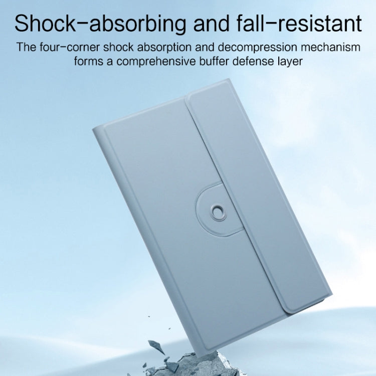 For Xiaomi Pad 5 / Pad 5 Pro 11 inch Detachable Keyboard Smart Tablet Leather Case(Blue) - Others Keyboard by PMC TechLife | Online Shopping South Africa | PMC TechLife | Buy Now Pay Later Mobicred