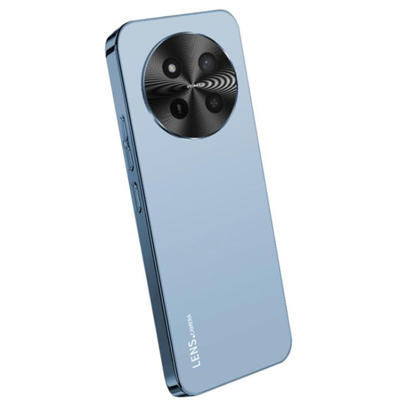 For Honor Magic7 Lite AG Frosted Electroplating Acrylic Phone Case(Sierra Blue)
