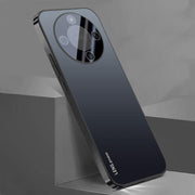For Honor X7 5G AG Frosted Electroplating Acrylic Phone Case(Black)