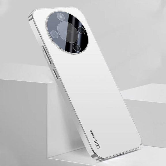 For Honor X7 5G AG Frosted Electroplating Acrylic Phone Case(Silver White)