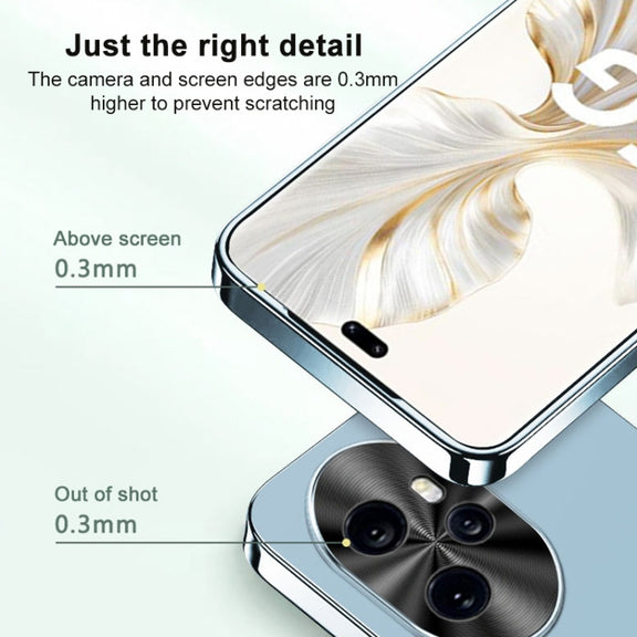 For Honor X7 5G AG Frosted Electroplating Acrylic Phone Case(Black)
