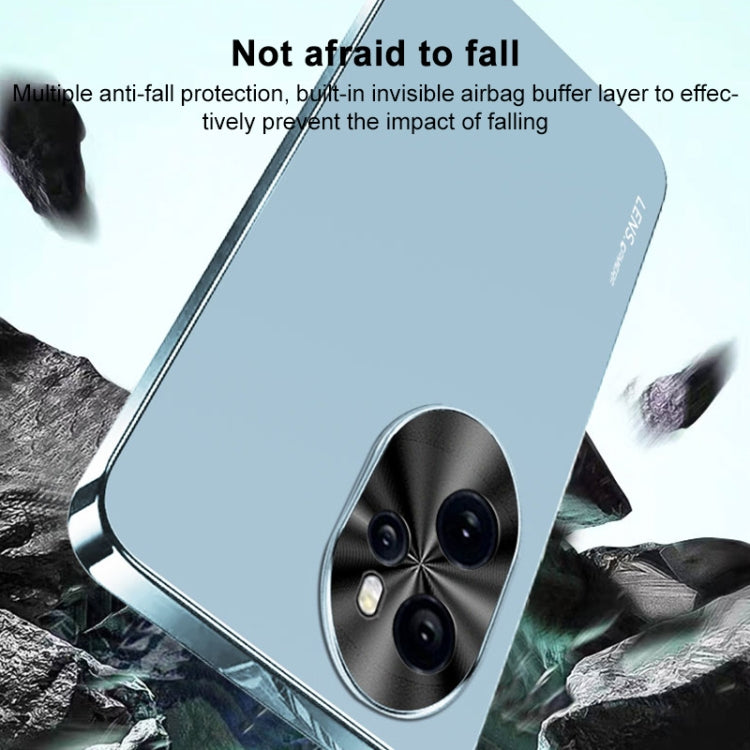 For Honor Magic7 Lite AG Frosted Electroplating Acrylic Phone Case(Black) - free shipping - PMC TechLife - Order now!