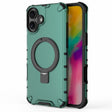 For iPhone 16 Plus Grating Holder Shockproof Phone Case(Green) - iPhone 16 Plus Cases by PMC TechLife | Online Shopping South Africa | PMC TechLife | Buy Now Pay Later Mobicred