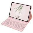 For Xiaomi Pad 5 / Pad 5 Pro 11 inch Wireless Bluetooth Keyboard Tablet Leather Case with Pen Slot(Pink) - Xiaomi Keyboard by PMC TechLife | Online Shopping South Africa | PMC TechLife | Buy Now Pay Later Mobicred