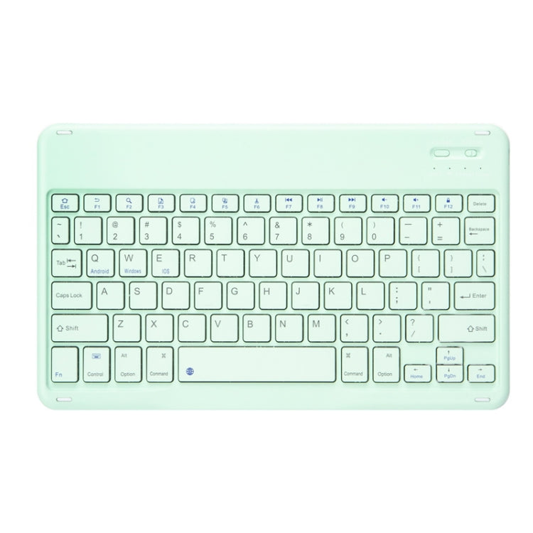 For Xiaomi Pad 6 / Pad 6 Pro 11 inch Round Cap Bluetooth Keyboard Tablet Leather Case with Pen Slot(Green)