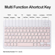 For Xiaomi Pad 5 / Pad 5 Pro 11 inch Wireless Bluetooth Keyboard Tablet Leather Case with Pen Slot(Blue)