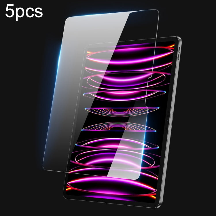For iPad Pro 13 2024 5pcs DUX DUCIS 0.33mm 9H HD Full Screen Tempered Glass Film - free shipping - PMC Jewellery - Order now!