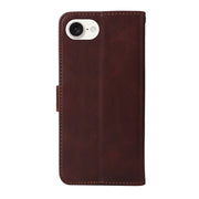 For iPhone 16e Classic Calf Texture Flip Leather Phone Case(Brown)