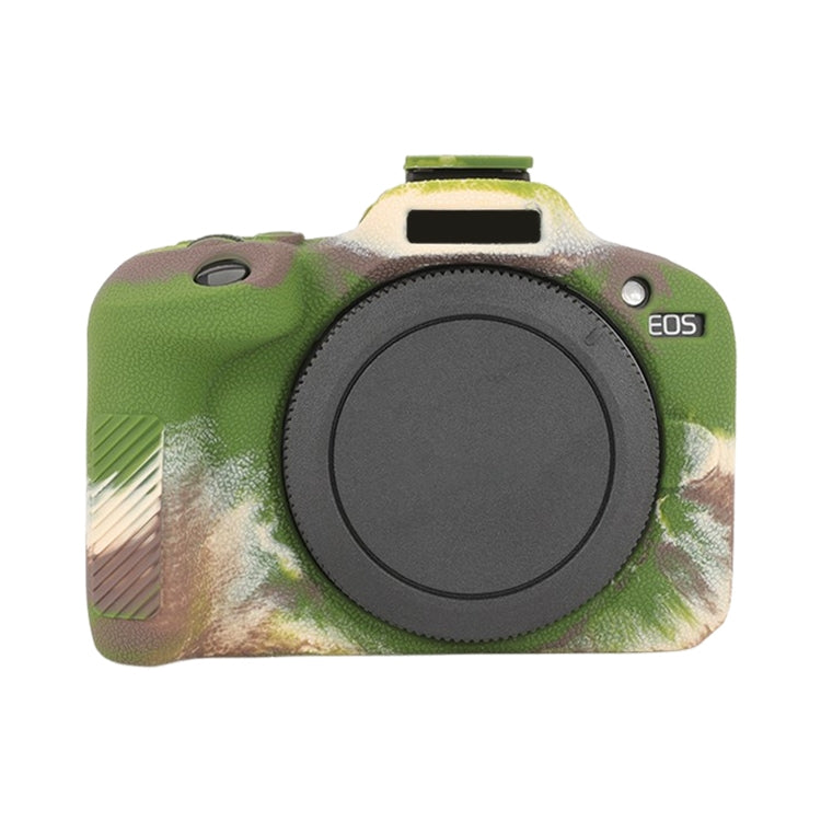 For Canon EOS R100 Litchi Texture Soft Silicone Protective Case(Camouflage) - Protective Case by PMC TechLife | Online Shopping South Africa | PMC TechLife | Buy Now Pay Later Mobicred