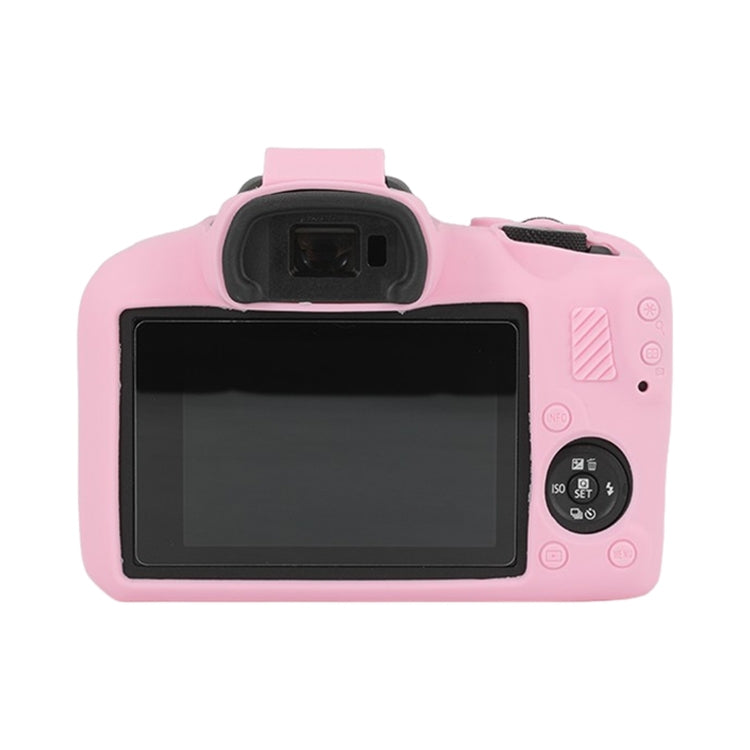 For Canon EOS R100 Glossy Soft Silicone Protective Case(Pink) - Protective Case by PMC TechLife | Online Shopping South Africa | PMC TechLife | Buy Now Pay Later Mobicred