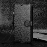 For Huawei Pura 70 Pro / Pro+ Honeycomb Dot Texture Leather Phone Case(Black)