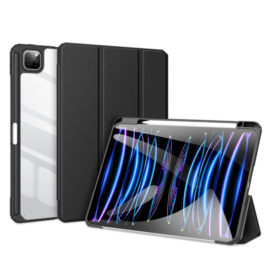 For iPad Pro 11 2024 DUX DUCIS TOBY Series Antiskid Leather Tablet Case with Sleep / Wake-up Function(Black) - free shipping - PMC Jewellery - Order now!