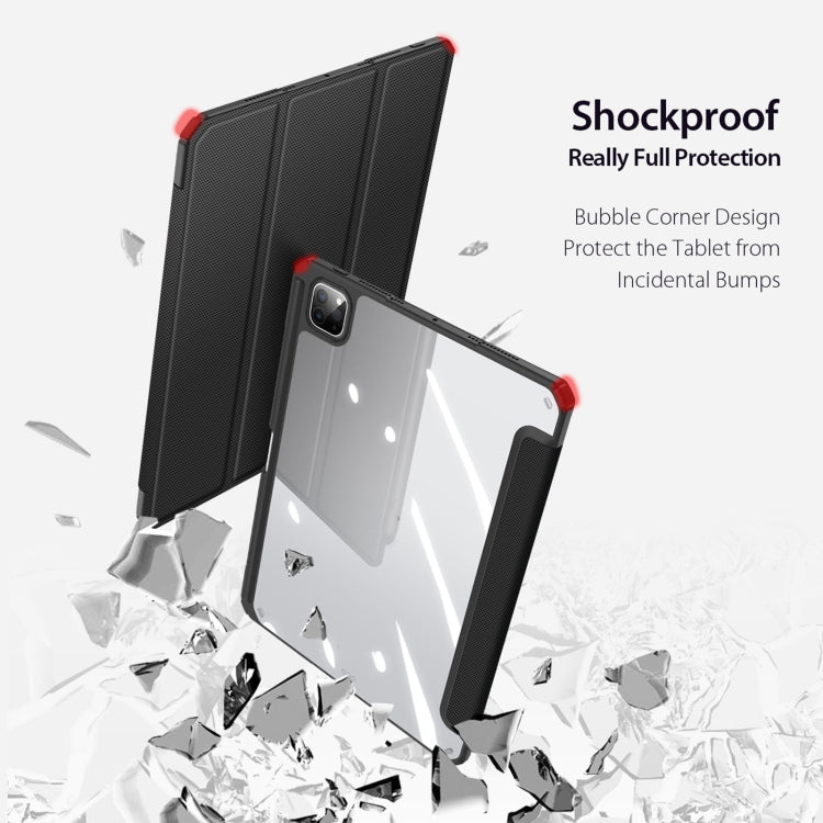 For iPad Pro 11 2024 DUX DUCIS TOBY Series Antiskid Leather Tablet Case with Sleep / Wake-up Function(Black) - free shipping - PMC TechLife - Order now!