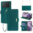 For Xiaomi Redmi K70 5G / K70 Pro 5G Crossbody Chain Leather Phone Case(Green) - K70 Pro Cases by PMC Jewellery | Online Shopping South Africa | PMC Jewellery | Buy Now Pay Later Mobicred