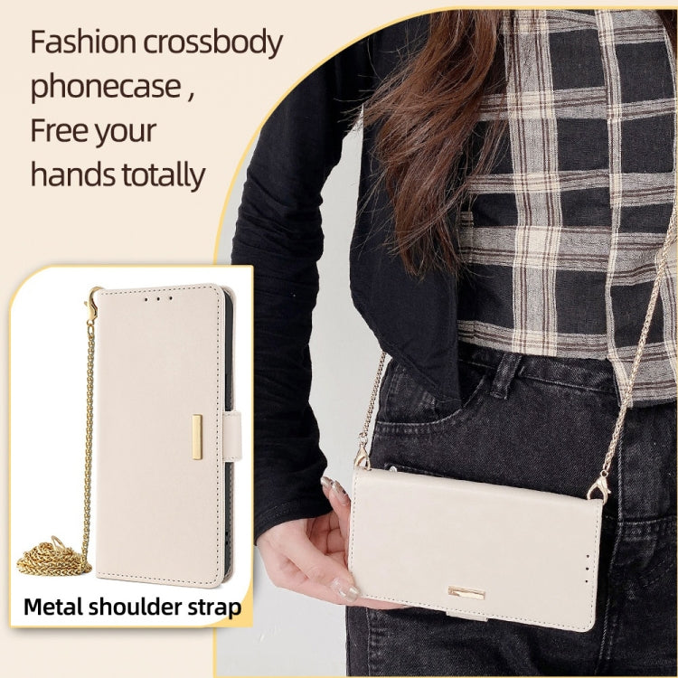 For Xiaomi Redmi K70 5G / K70 Pro 5G Crossbody Chain Leather Phone Case(White)