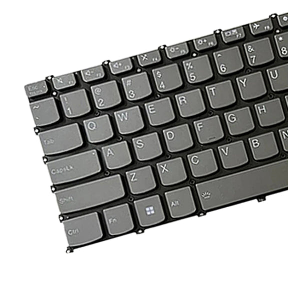 For Lenovo IdeaPad 5 / Yoga Slim 7 Pro  US Version Laptop Backlight Keyboard, F10 Key with Lock Icon(Grey)