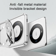 For Huawei Mate 60 Aromatherapy Holder Single-sided MagSafe Magnetic Phone Case(Silver)