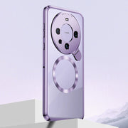 For Huawei Mate 60 Aromatherapy Holder Single-sided MagSafe Magnetic Phone Case(Purple)