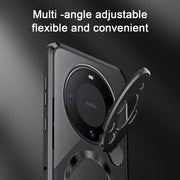 For Huawei Mate 60 Pro Aromatherapy Holder Single-sided MagSafe Magnetic Phone Case(Black)