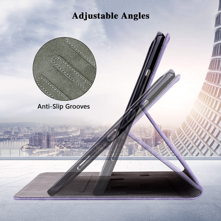 For iPad Air 13 2025 / 2024 Embossed Tiger Pattern Leather Tablet Case(Purple) - iPad Air 13 2025 / 2024 Cases by PMC TechLife | Online Shopping South Africa | PMC TechLife | Buy Now Pay Later Mobicred